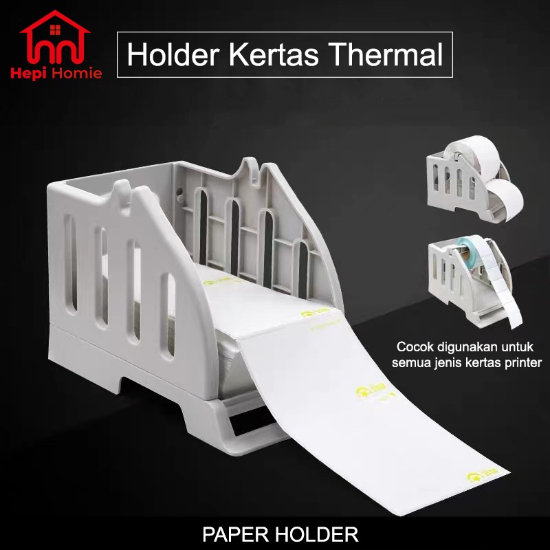 [HH] HOLDER KERTAS PRINTER THERMAL LABEL BARCODE / EXTERNAL PAPER STAND ROLL