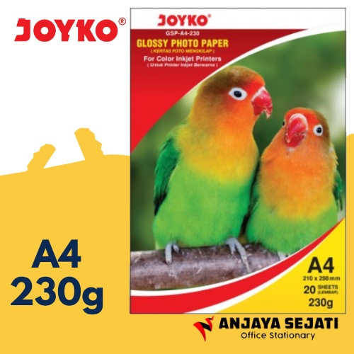 

Kertas Foto Glossy Joyko 230 Gr