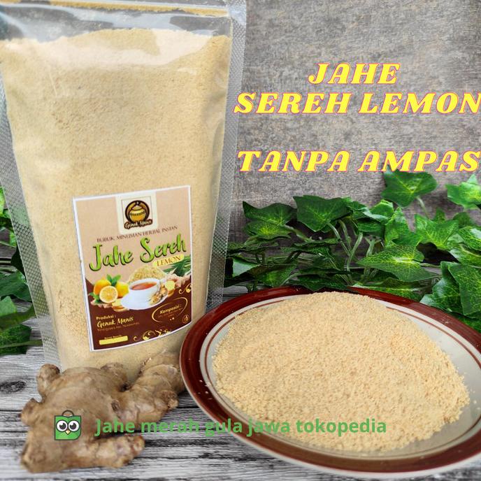 

Bubuk Jahe Sereh Lemon Wedang Jahe Instan Minuman Tradisional