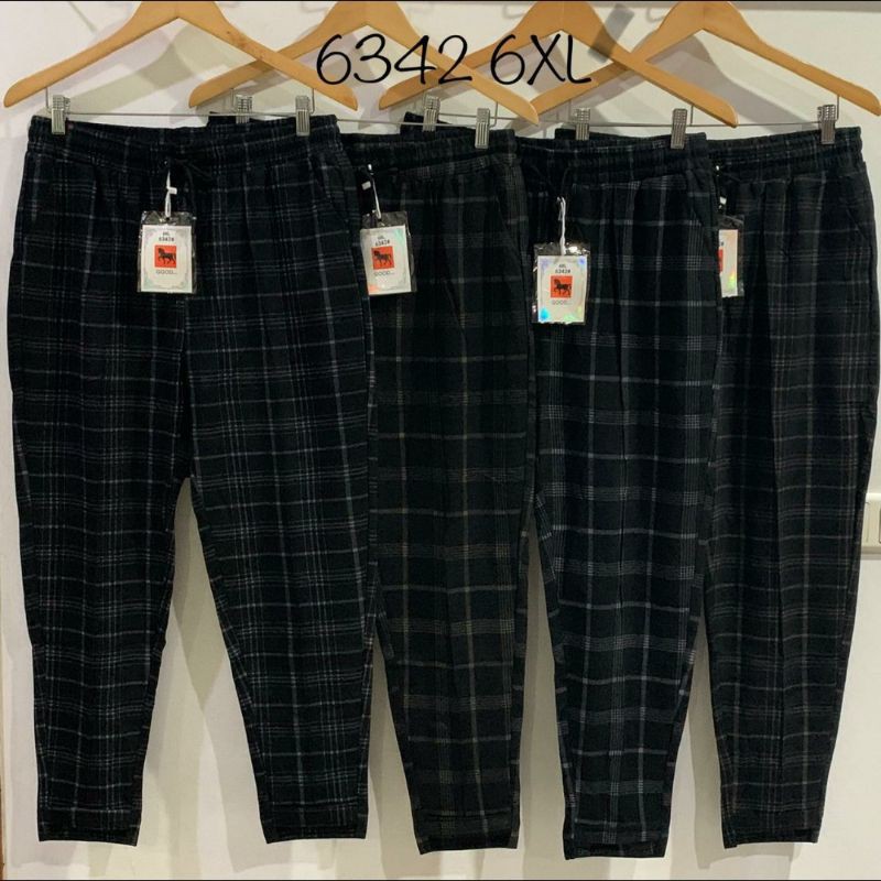 Celana Zara wanita bahan katun Zara import ukuran 6xl