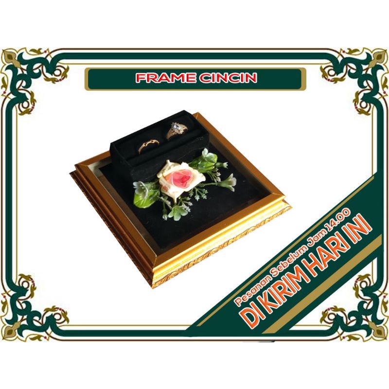 FRAME TEMPAT CINCIN_TEEMPAT CINCIN SESERAHAN_TEMPAT CINCIN TUNANGAN_FRAME KOTAK CINCIN PERNIKAHAN_