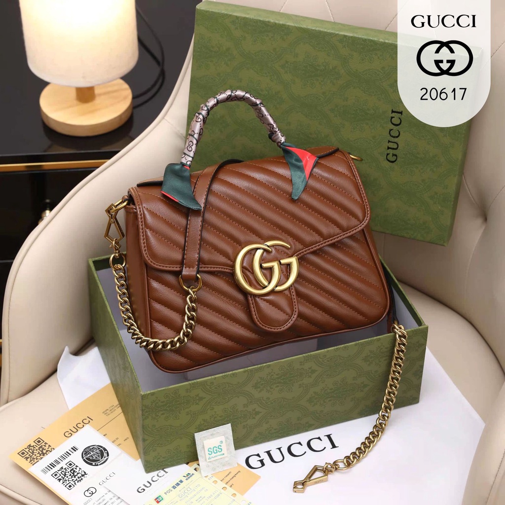 Gucci GG Top Handle Bag #20617 (Tas Import Wanita) #11