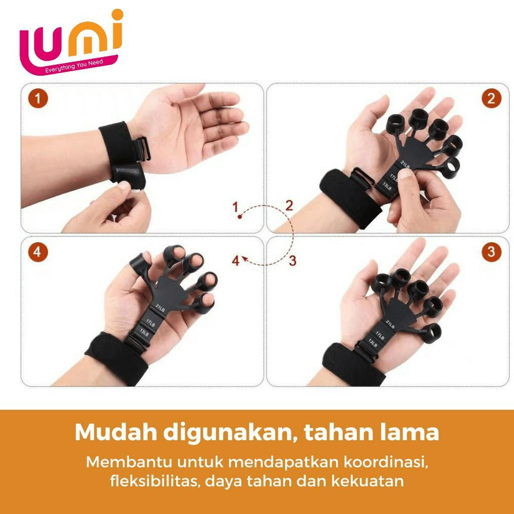 Alat Pelatihan Pergelangan Tangan Silikon Penarik Jari Extender Grip Trainer Olahraga Fitness Finger Tandu Arthritis Hand Gripper Silicone Strengthener Untuk Membentuk Otot Jemari Lengan