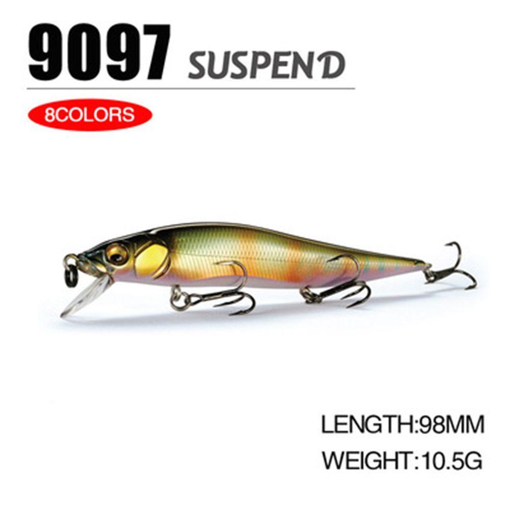 Umpan Ikan Kecil Mengambang TOP 98mm 10.5g Tackle Bermanfaat Musim Dingin Memancing Umpan Pengecoran Panjang