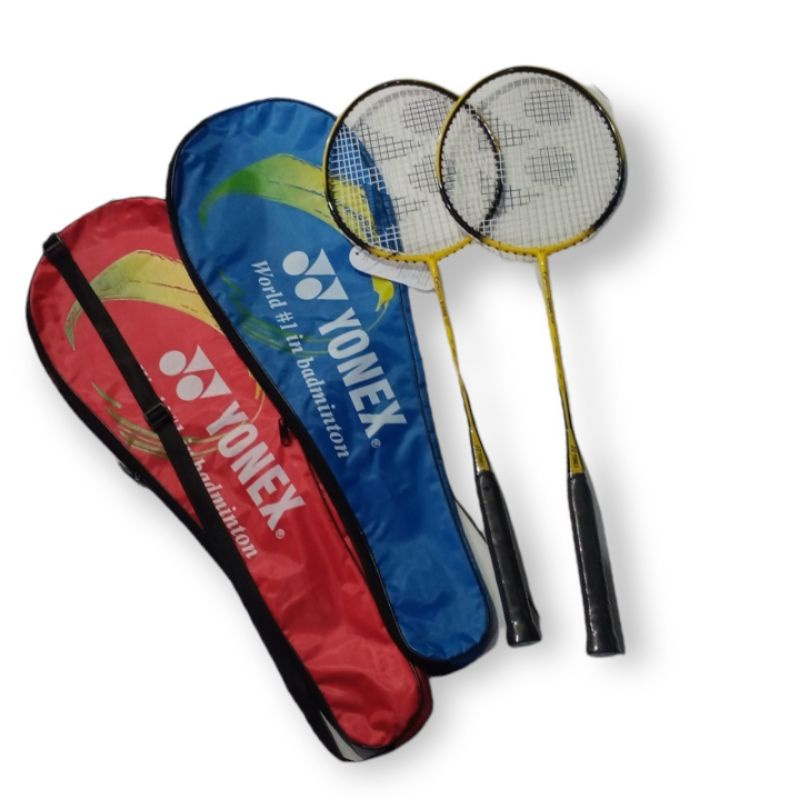 Raket badminton Yy terusan plus tas