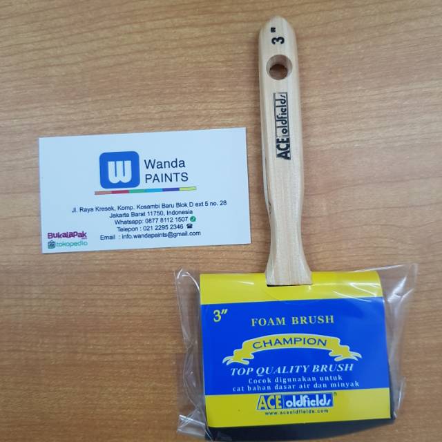 Jual KUAS BUSA 3" FOAM BRUSH ACE OLDFIELDS Shopee Indonesia
