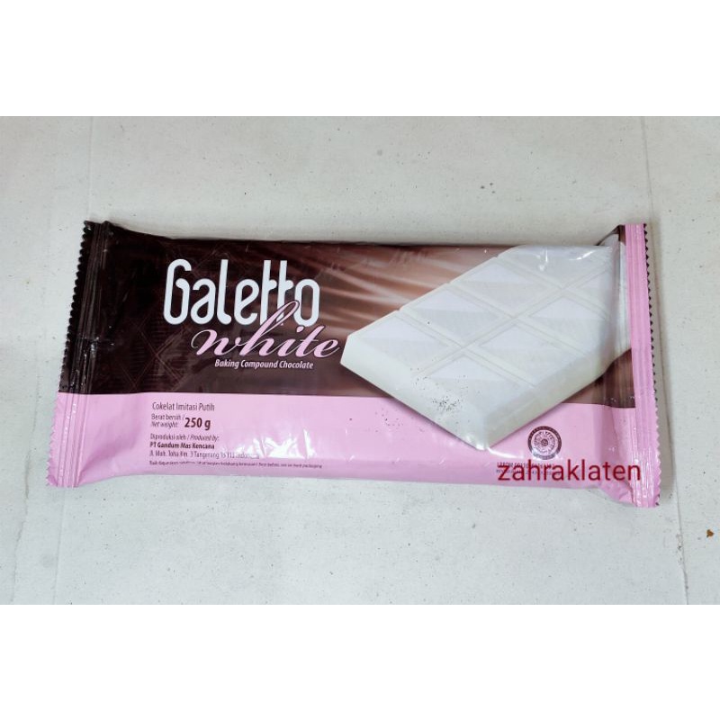Coklat Putih Galetto 250gr