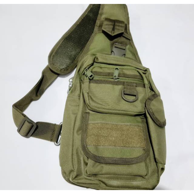 tas selempang army 184 silverknight original