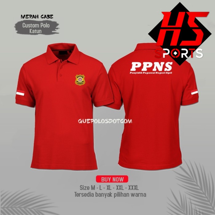 Poloshirt - Kaos Kerah Polo PPNS Pengawas Pegawai Negeri Sipil Terbaru