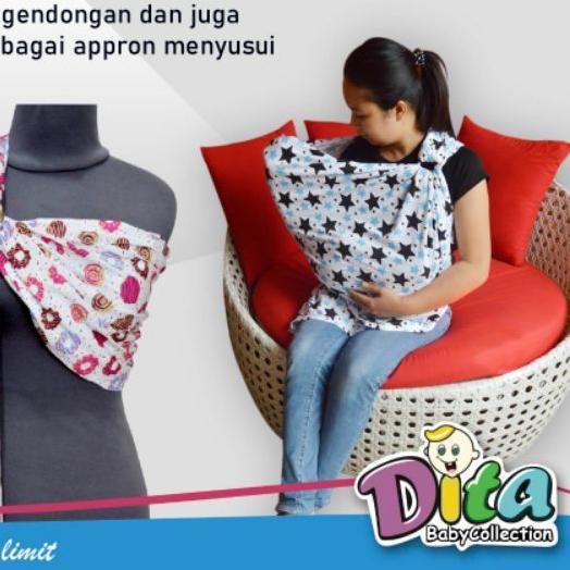 ✿ Geos ring gendongan kaos ring geos simple sling geos bayi 2in1 selimut bayi ♧