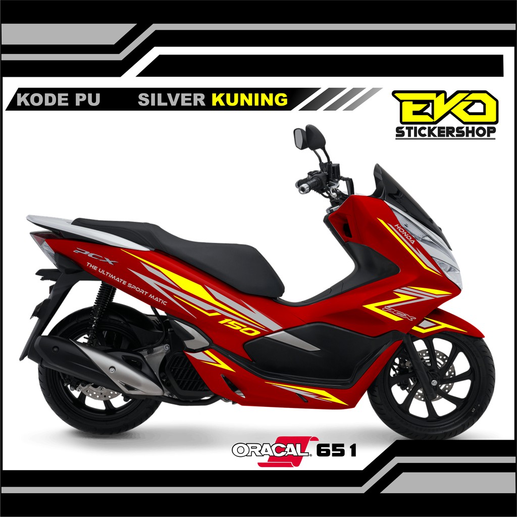 Sticker PCX 150 MERAH cutting stiker pcx ultimate