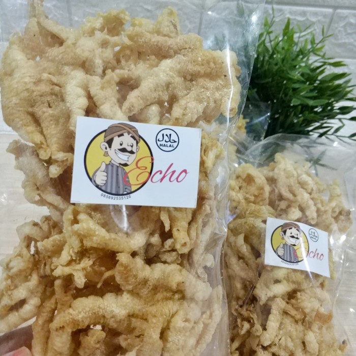 

Instant-Camilan- Keripik Ceker Echo 100 Gr -Camilan-Instant.