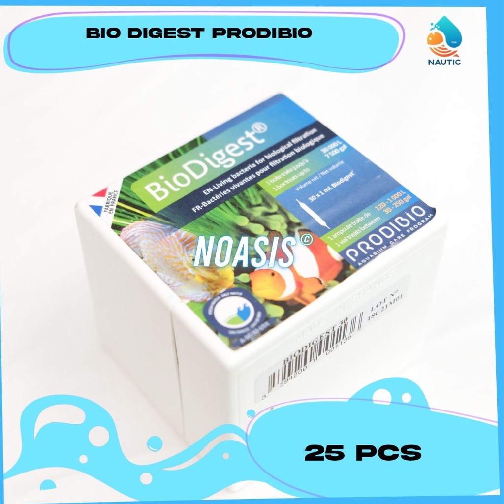 NOASIS Prodibio BioDigest Living bacteria 1 Vial Bakteri Starter Marine Reef