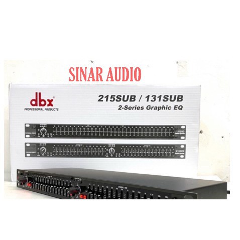 Equaliser DBX 215 Plus Output Subwoofer / dbx215 Sub