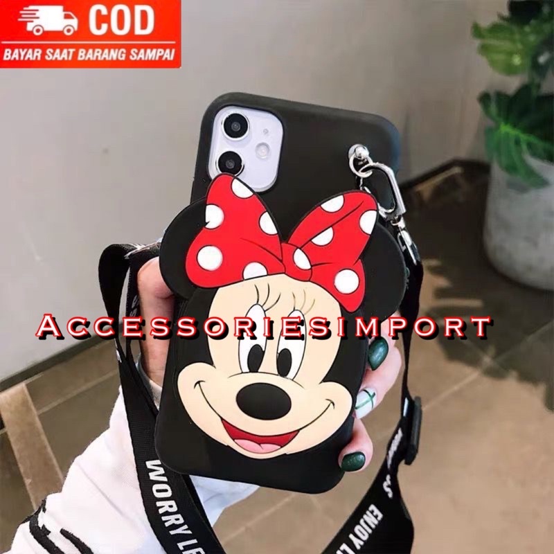 CASE INFINIX SMART 5/ SMART 6HD/ SMART 6PLUS/ SMART 6NFC/ HOT 20i/ HOT 12PRO/ HOT 12/ HOT 12i/ HOT 12PLAY/ HOT 11S NFC/ HOT 10/ HOT 9PLAY / CASE KARAKTER DOMPET COIN/ KOIN + TALI GANTUNGAN SELEMPANG