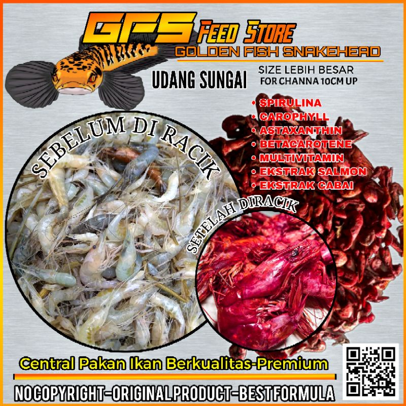 Udang Setan Xtra Red Killer By GFS Original