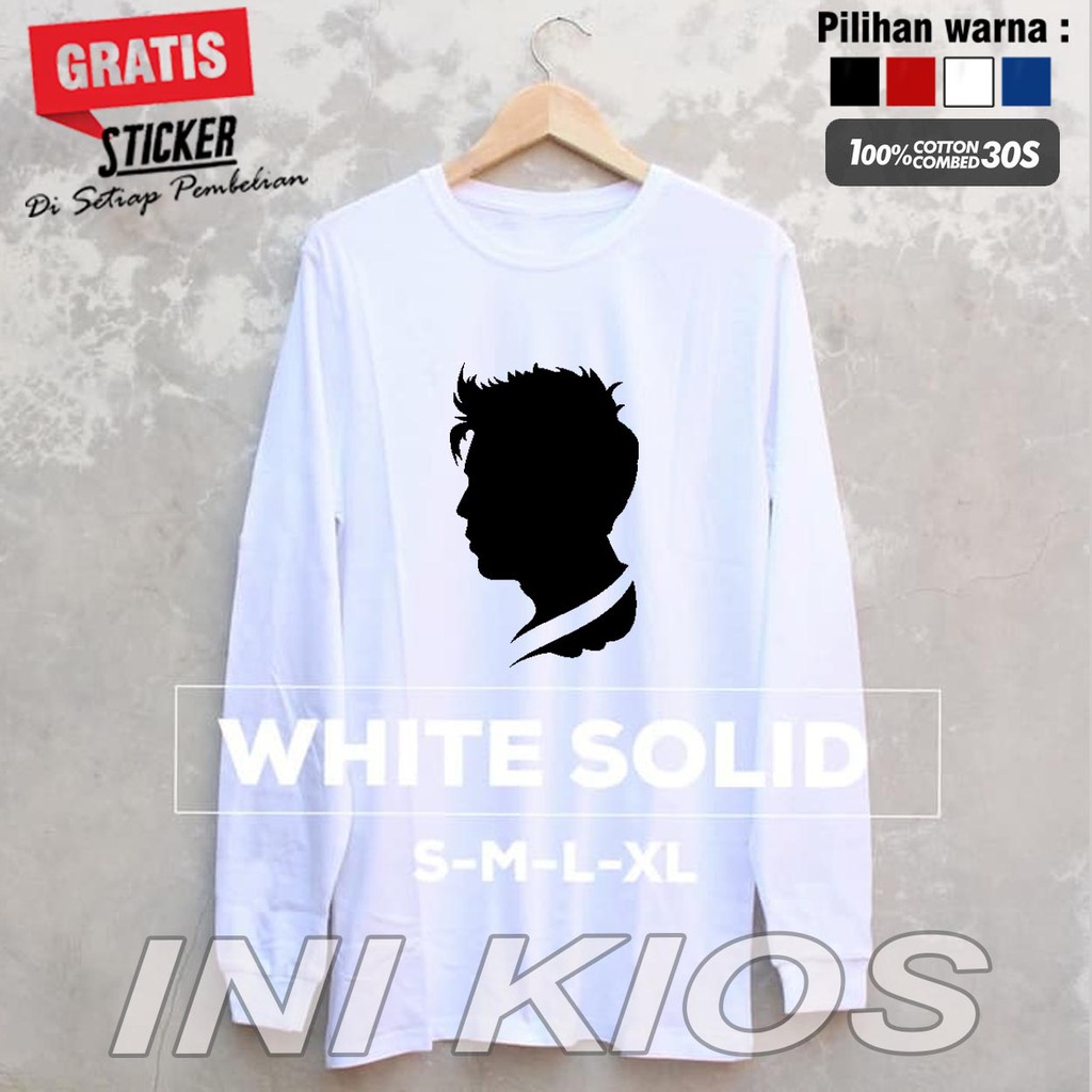 KEREN Baju Kaos LENGAN PANJANG PETERPAN ARIEL NOAH pria wanita Custom DISTRO NEW ARIL