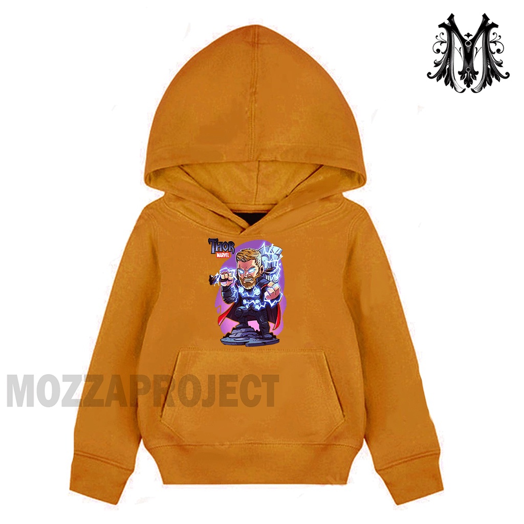 Sweater Hoodie Anak Laki Laki dan Perempuan Thor Avengers Hoodie Anak Thor Avengers