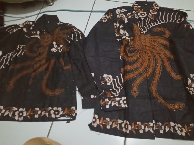 Baju Batik Couple Ayah Anak Phoenix Original Terbaru