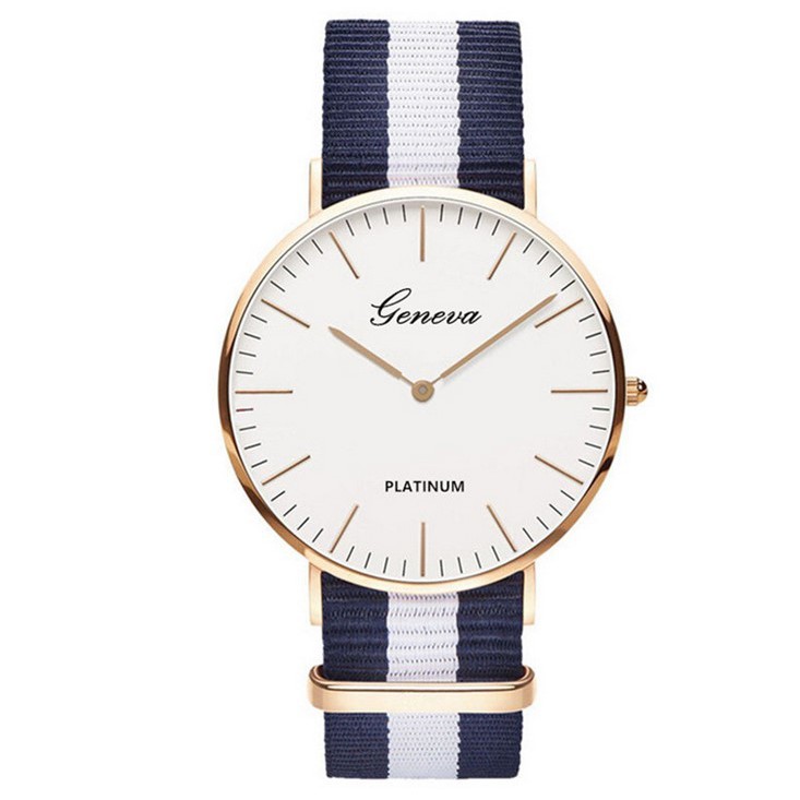 DODORY J102 Jam Tangan Wanita Kanvas Jam Analog Canvas Unisex Watch