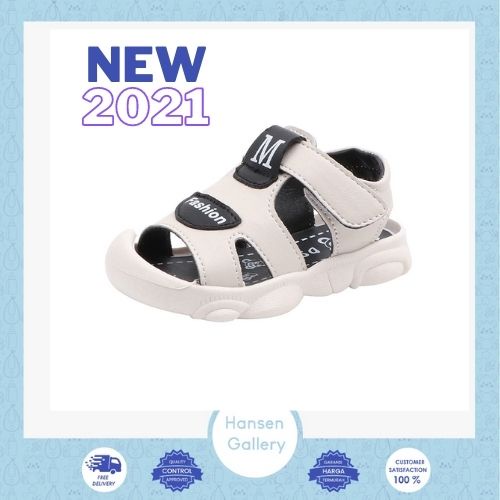 Hansen Gallery Sepatu Sandal Fashion Anak laki-laki &amp; Perempuan Sepatu Sandal Flat Anak Impor HG 198 M Heidi Moschi