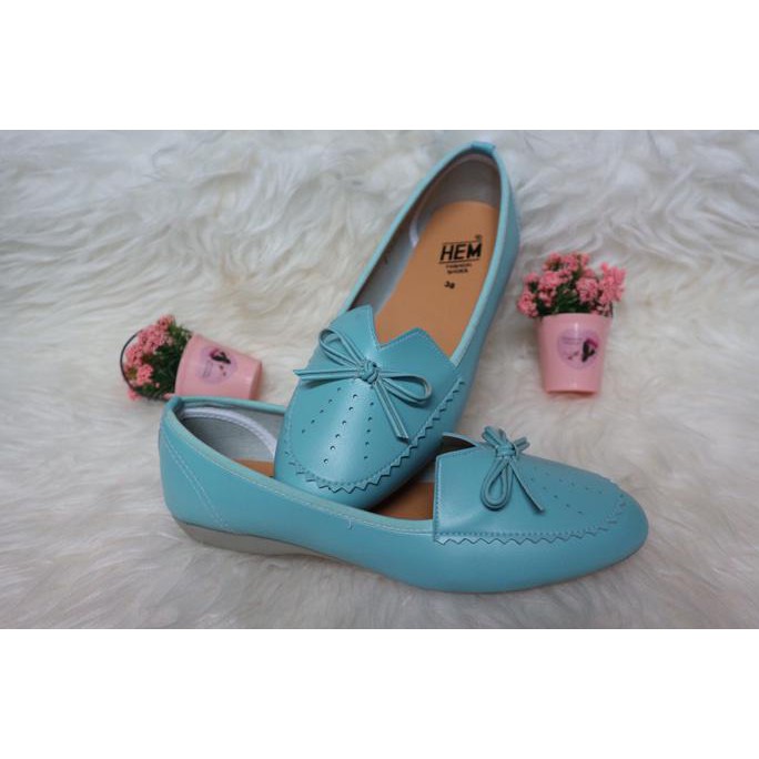LANGSUNG KIRIM SEPATU FLAT SHOES WANITA HEM - 6392 EKONOMIS