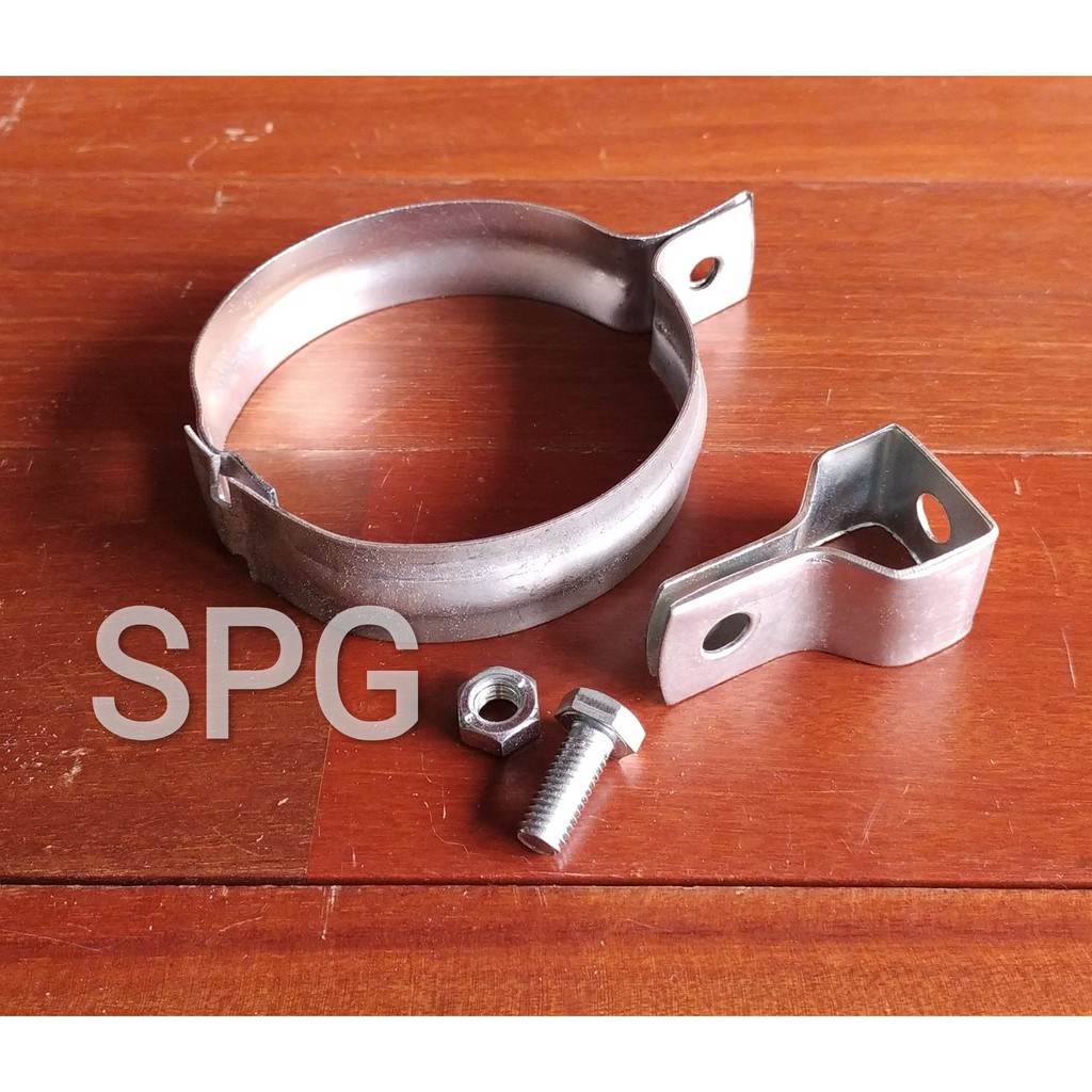 Hanger Clamp Pipa 3" Inch Klem Pipa Klem Gantung Galvanis Pipe Clamp