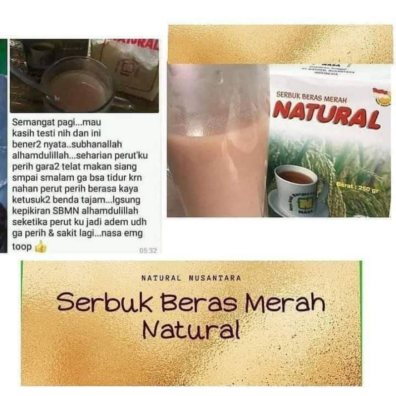 

SERBUK BERAS MERAH NATURAL