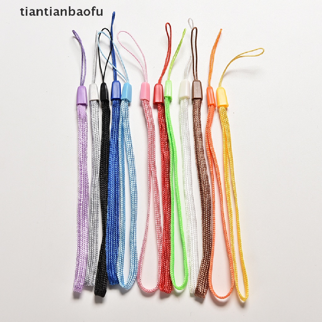 (Tianbaofu) 20pcs Tali Lanyard Pergelangan Tangan Untuk Kamera / Handphone / ipod / mp3