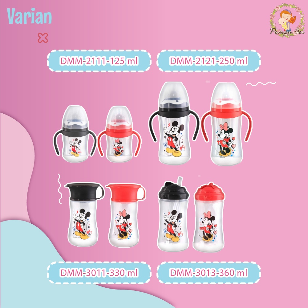 Lusty Bunny Seri Disney Milk Bottle Botol Susu Bayi Dan Anak 125 - 360 ml By Mallpompaasi