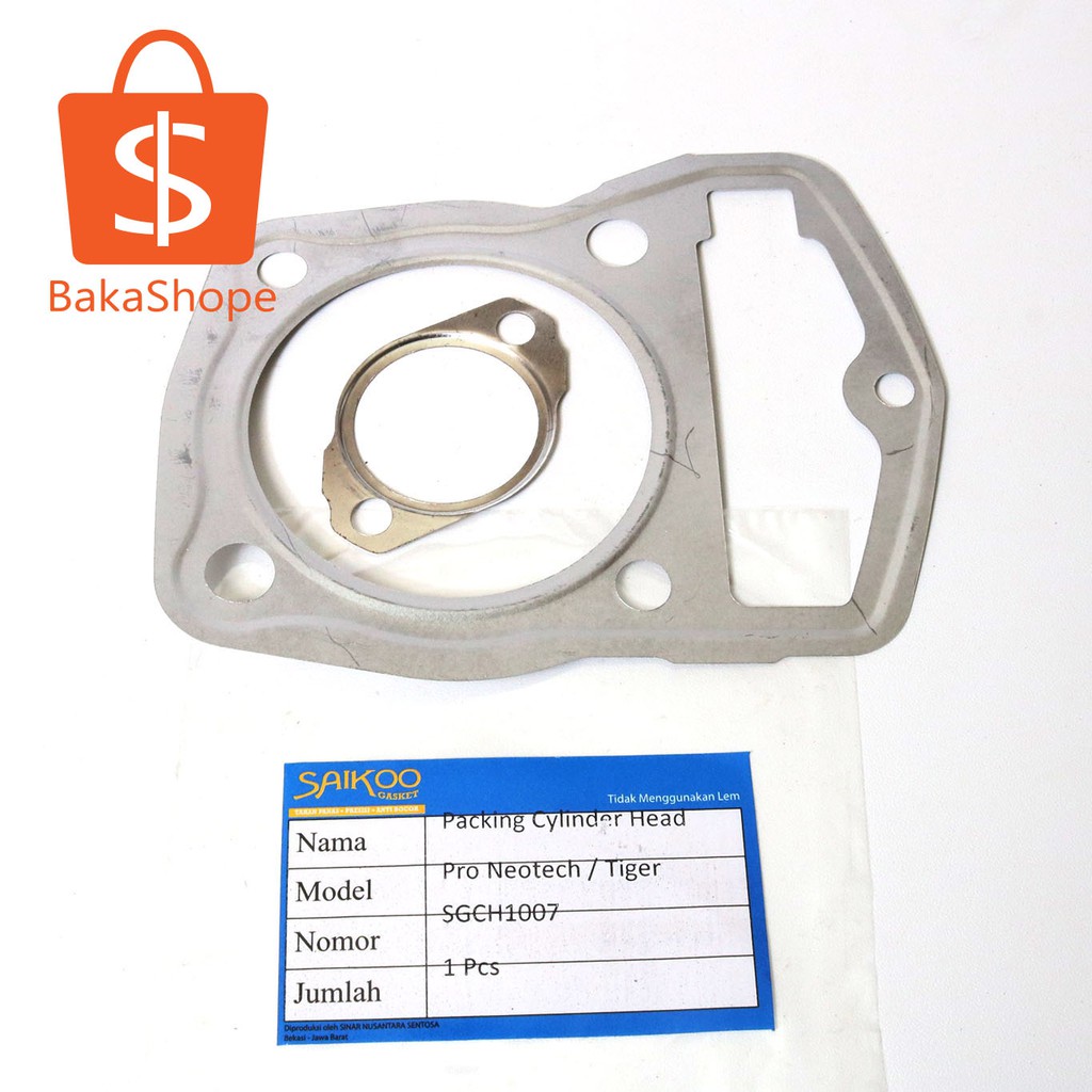 Paking Gasket Cylinder Kop Head Honda GL Pro Neotech Mega Pro Tiger