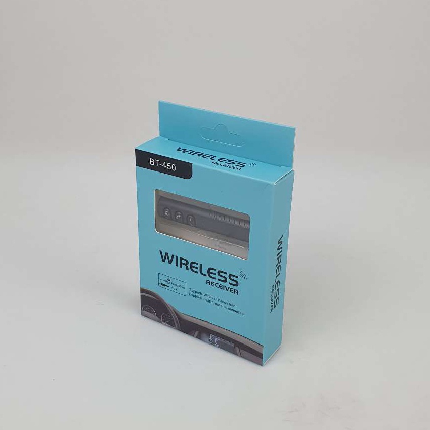 Wireless Bluetooth Audio Receiver Adapter 3.5 mm - BT-450 - Black