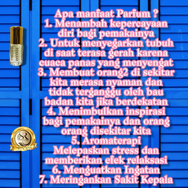 Parfum Searah Selinaa Gomes Kemasan Tola Printing Padi/Batik Stik Oles/Roll On Ukuran 3 , 6 dan 12 ml Murni Bibit Parfum Tidak Mengandung Campuran Apapun