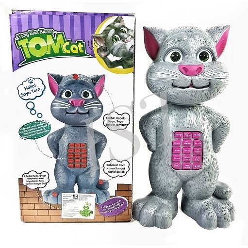 mwn.toys TALKING TOMCAT CERITA TOMBOL - MAINAN EDUKASI KUCING CERITA