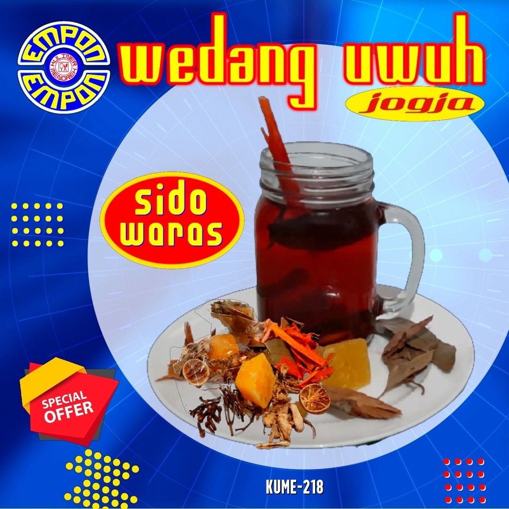 

Wedang Uwuh SIDOWARAS Nutrisi Anti Corona Minuman Herbal Cegah Covid19 Rempah Kesehatan Khas Jogja