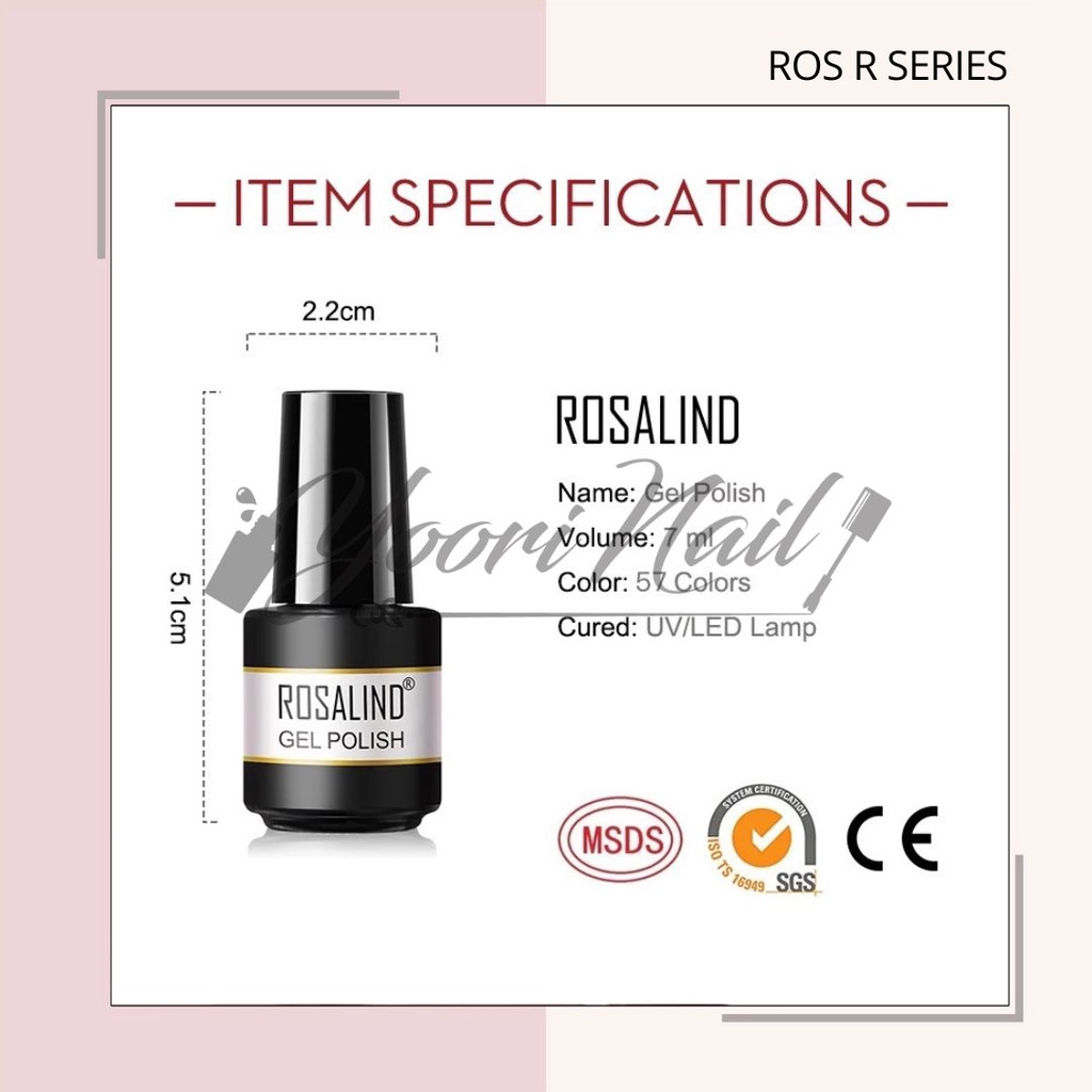 Mini Rosalind (R2067 - R2080) series gel polish 7ml cat eye temperature kutek gel nail art