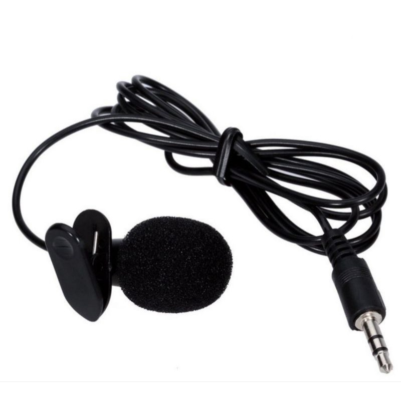 clip on mic clip microphone external mic tambahan mic + kabel