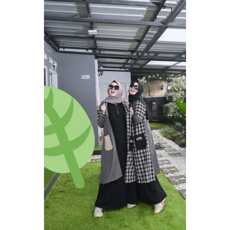 siap kirim set outer numia/ numia set/Nadira dress by Numiaa/numiaa dress by nadira