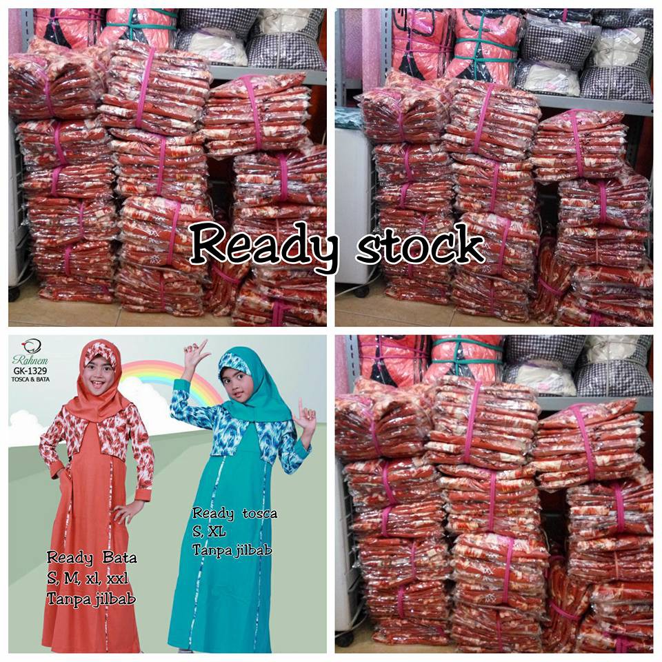 BAJU MUSLIM ANAK PEREMPUAN / RAHNEM GK- 1329 / FASHION MUSLIM