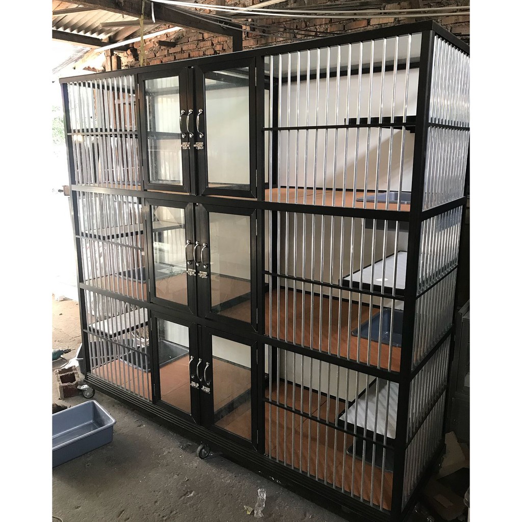 KANDANG KUCING ALUMUNIUM 6 KAMAR