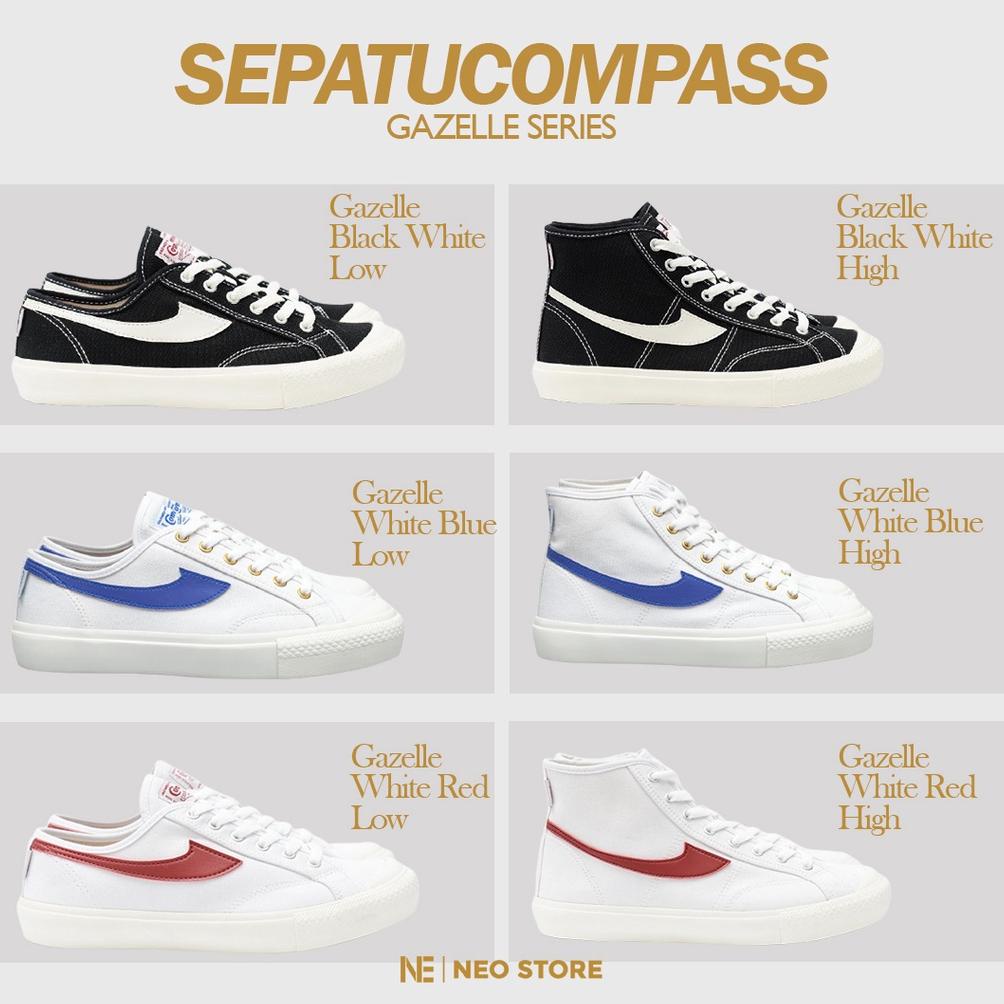 Sepatu Compass Gazelle ( 100% Original )