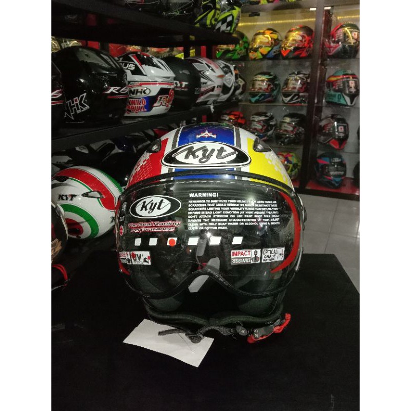 Helm KYT RETRO ELSICO MOTIF