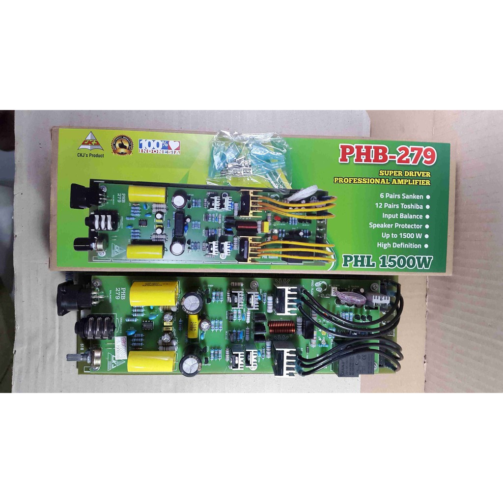 KIT SUPER DRIVER POWER AMPLIFIER 1500 WATT MONO PROFESSIONAL