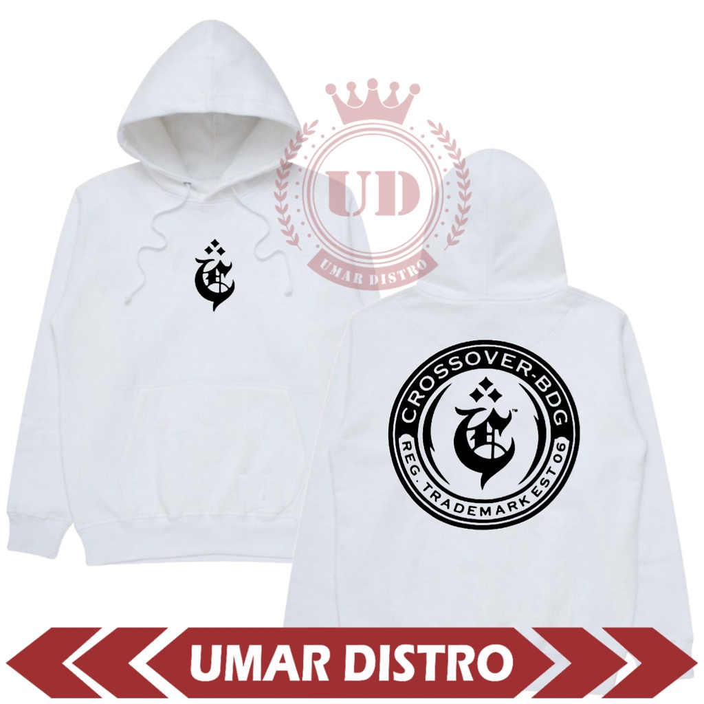 Hoodie CROSSOVER BDG Unisex Crossover Premium Terbaik