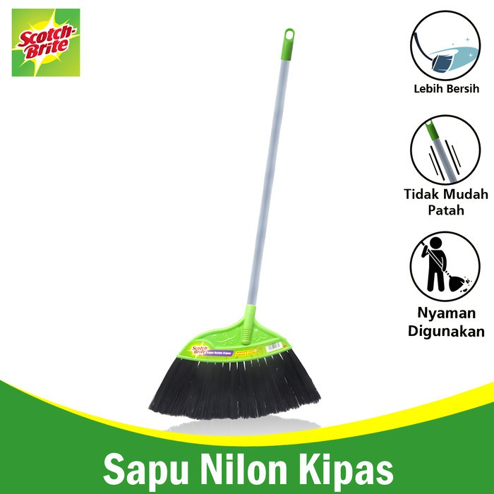 Sapu Nilon Kipas / Scotch Brite Sapu Nylon Kipas Set ID-471