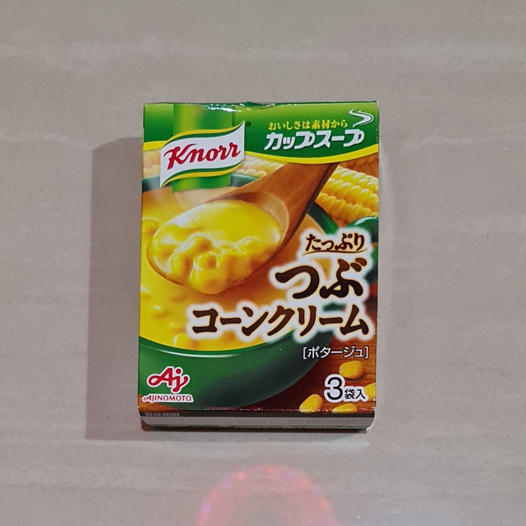 Bumbu Knorr Cup Soup Instant Crushed Corn Cream 3 Bags