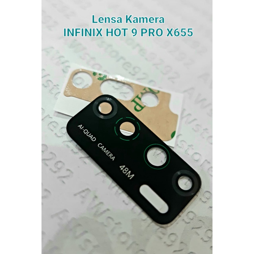 Camera Lens Lensa Kamera Kaca Kamera Belakang INFINIX HOT 9 PRO X655