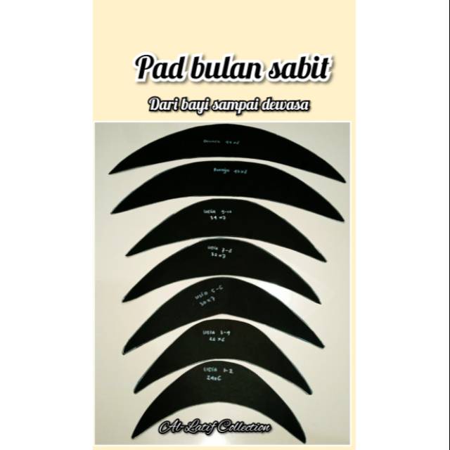 Pola instan / pola jiplak pad bulan sabit