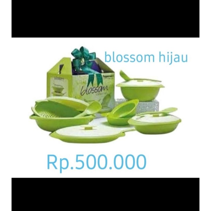 Blossom collection hijau tupperware