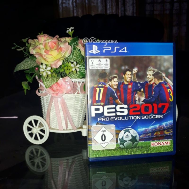 BD Kaset PS4 PS5 PES 2017 Pro Evolution Soccer 17 Game CD PS 4 5 Original Playstation Bekas Second M